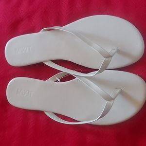 Mixit White Sandals for WomenSize 10